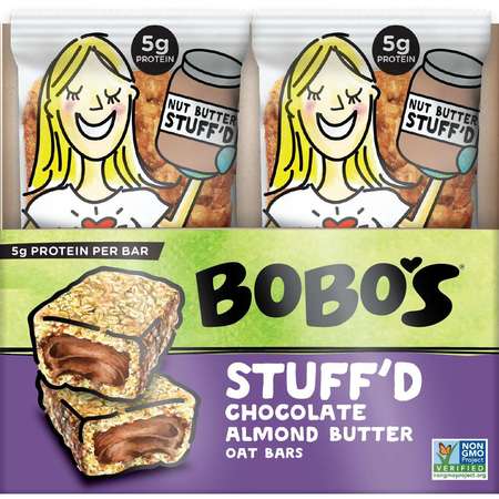 BOBOS OAT BARS Bobo's Oat Bars Chocolate Almond Butter Filled Bar 2.5 oz., PK48 133-D